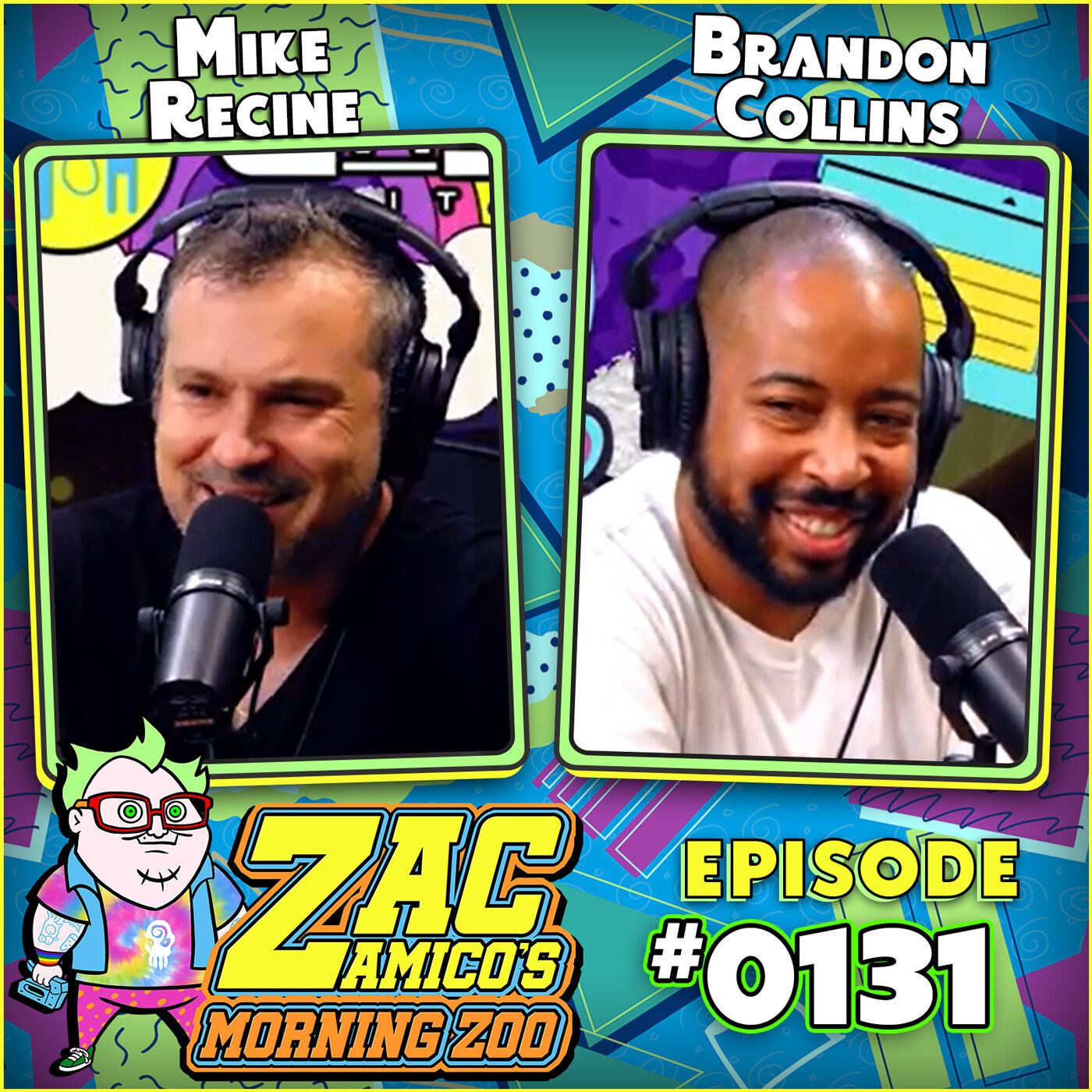 0131. Mike Recine and Brandon Collins episode artwork