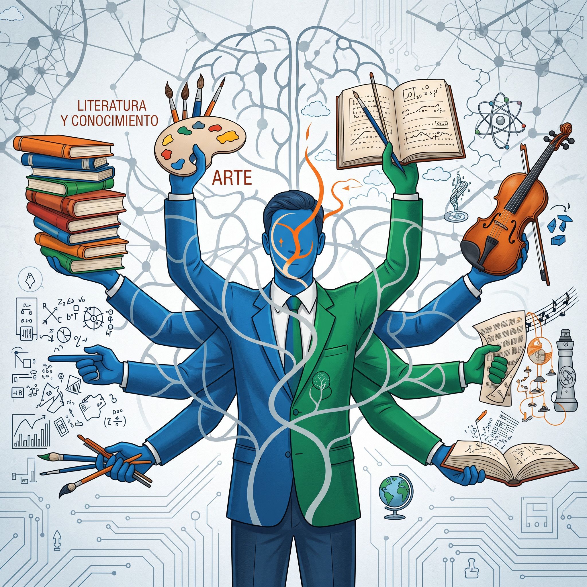 889: La investigación citada identifica como mecanismo central la habilidad de reconocer patrones entre áreas separadas, una base mental que ayudaría a convertir conocimientos de distintos ámbitos en propuestas útiles y hallazgos originales (Imagen Ilustrativa episode artwork