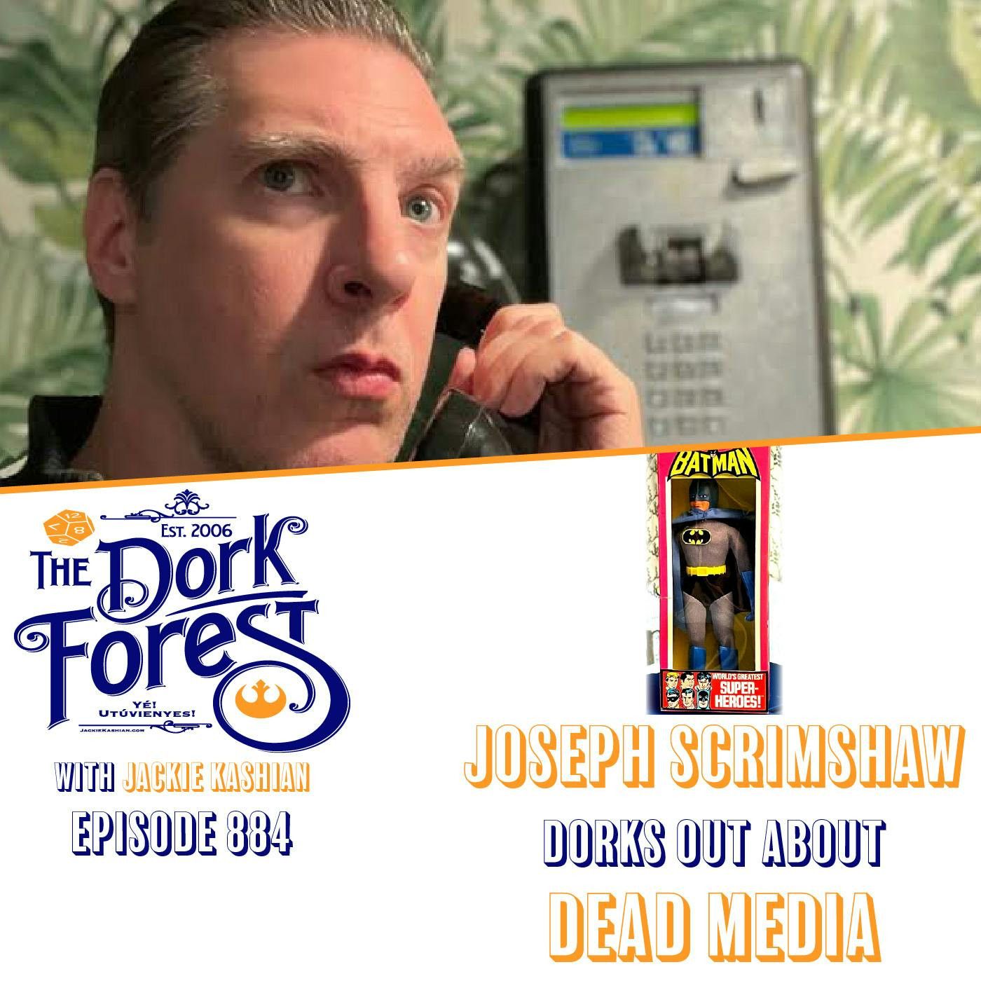 Joseph Scrimshaw and physical toys and media. We play. -  EP 884 episode artwork