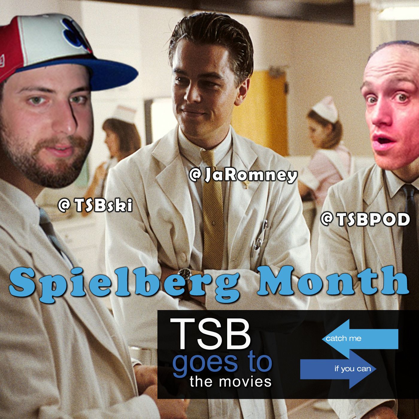 TSBGTTM Spielberg Month - Catch Me If You Can episode artwork