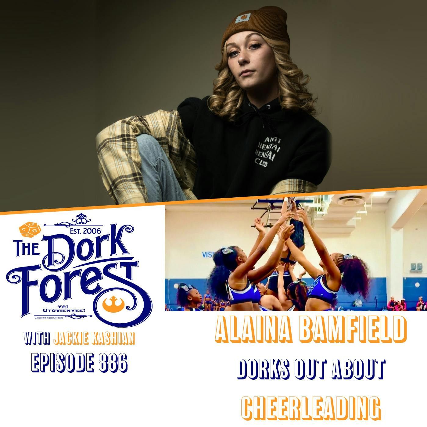 S20 Ep886: Alaina Bamfield and CHEERLEADING -  EP 886 episode artwork