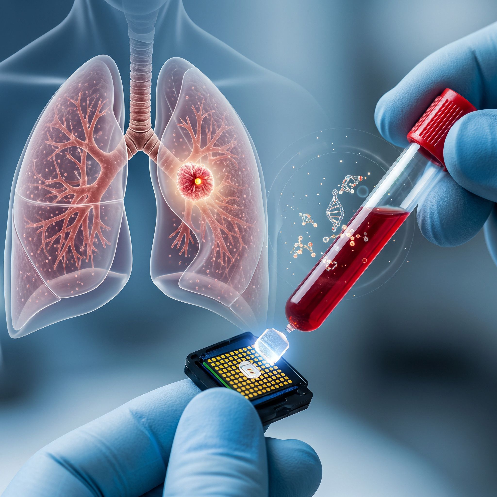 967: Podcast IA - Un análisis de sangre podría ayudar a diagnosticar cáncer de pulmón y definir el tratamiento: cómo funciona episode artwork