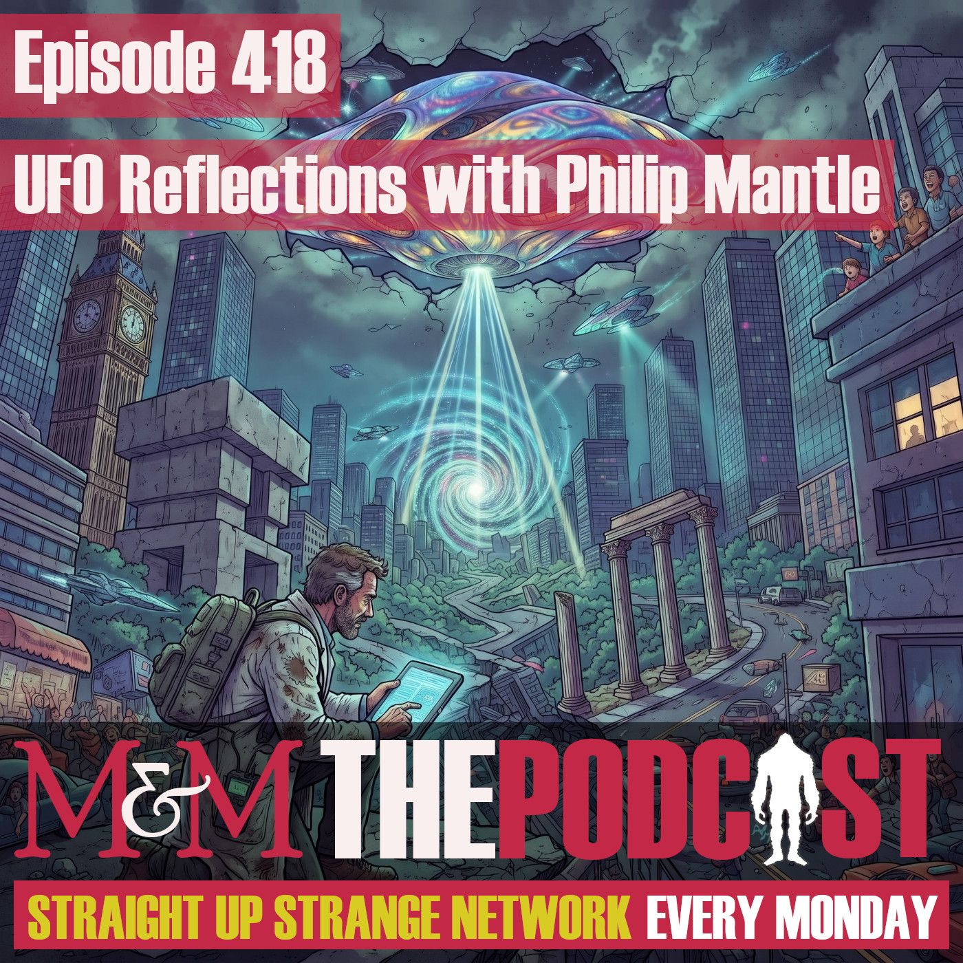 Mysteries and Monsters: Episode 418 UFO Reflections with Philip Mantle episode artwork