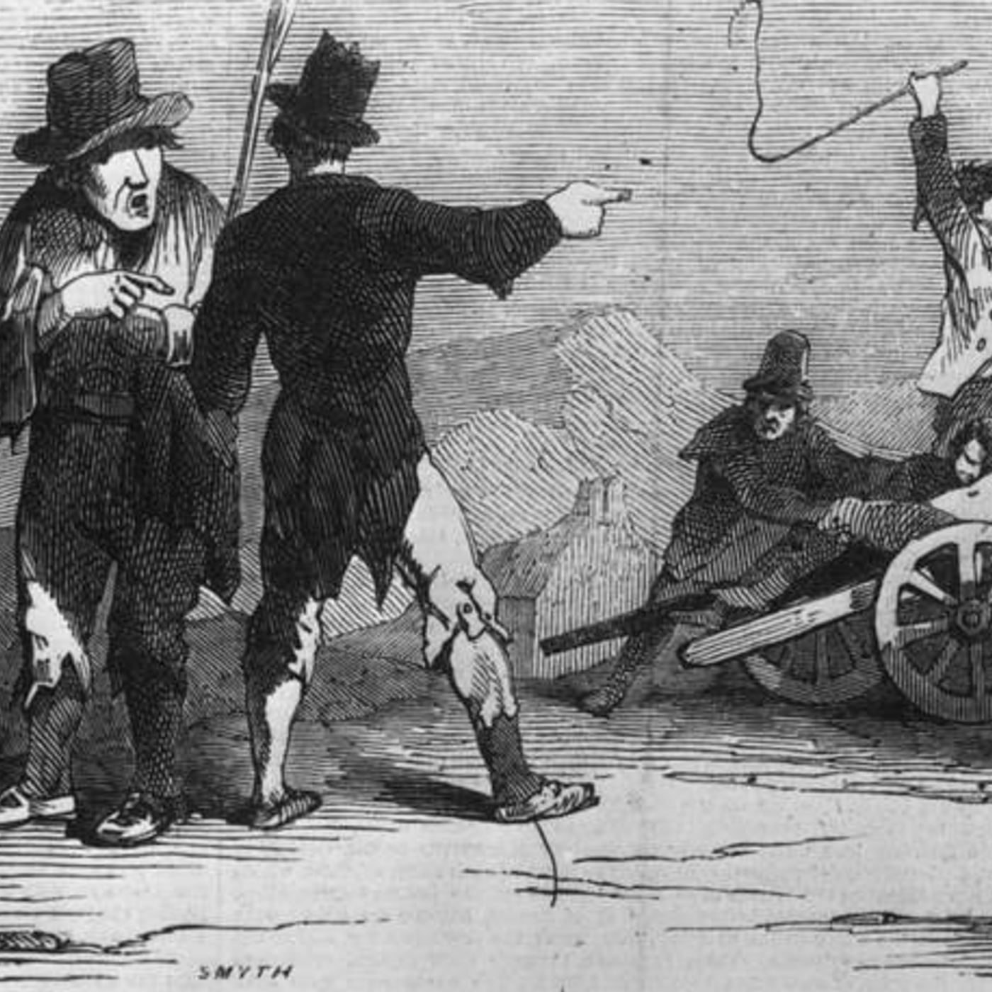 Padraic Scanlan — Multi-Part, Part Two: Padraic Scanlan examines the British government's response to the Great Famine, highlighting how ideological commitments to free trade and to civilizing the poor exacerbated the tragedy. Prime Minister Robert Peel i