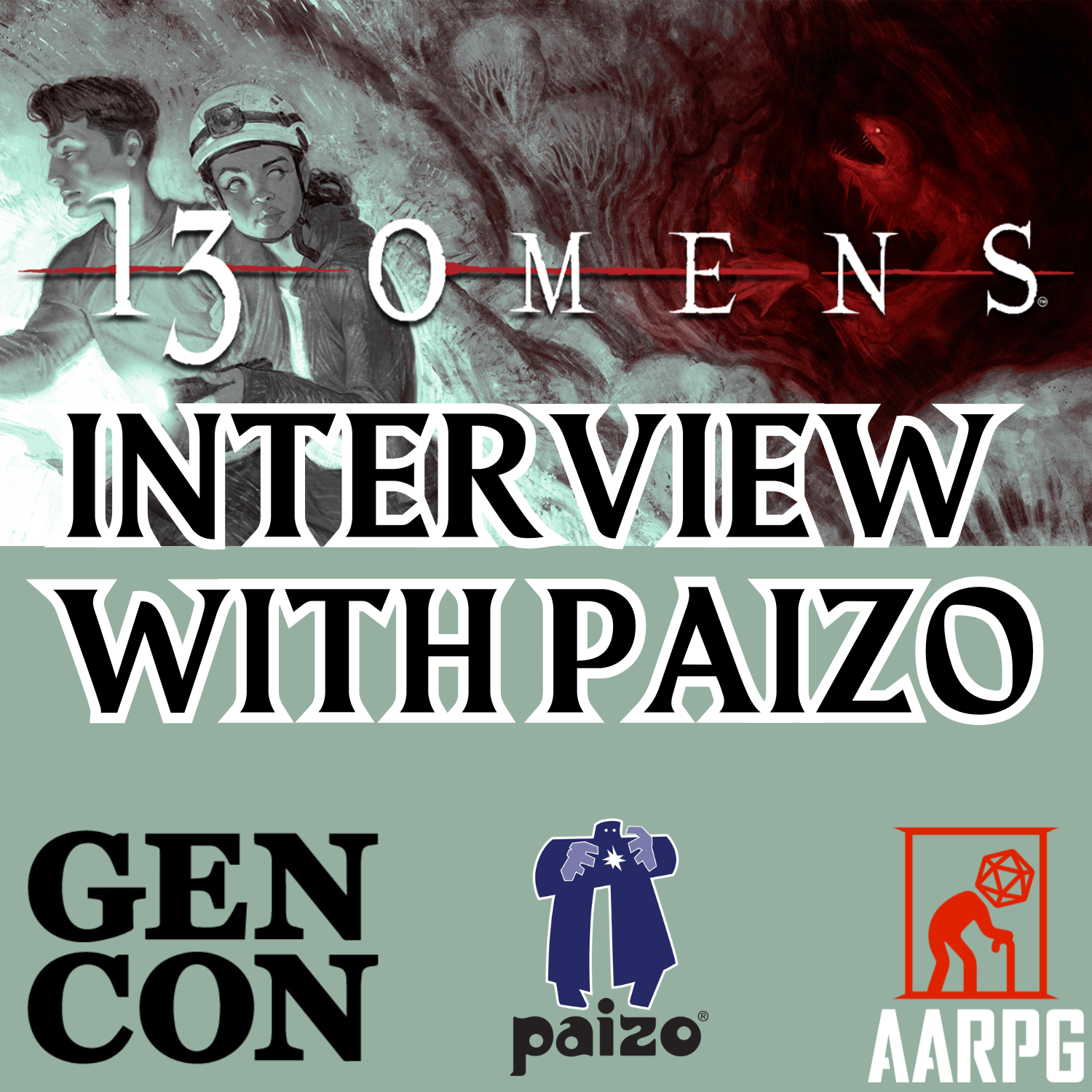 178: AARPG Silver Alert GENCON 2026: 13 Omens Horror TTRPG episode artwork