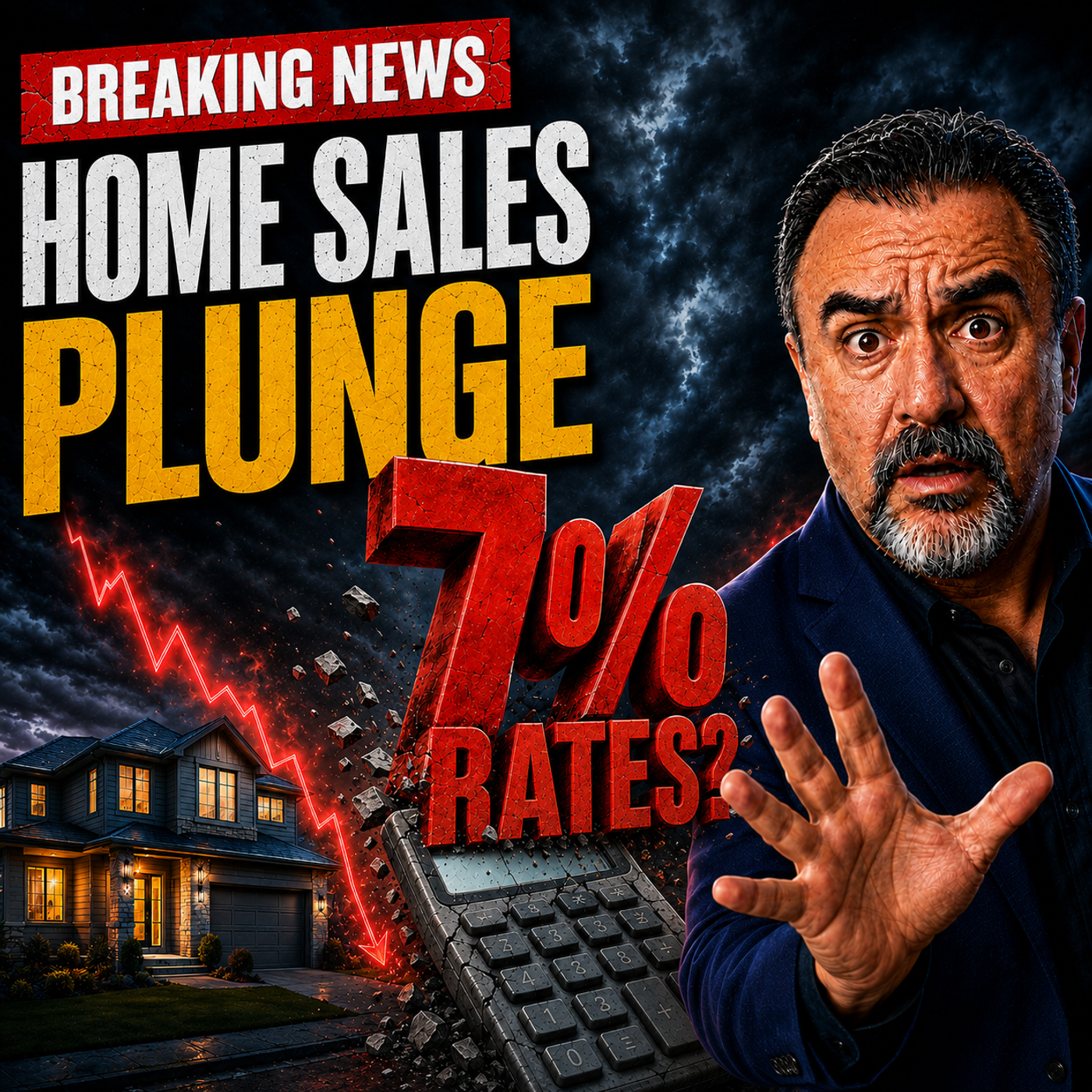 BREAKING: Home Sales Are Plunging, Will Mortgage Rates Hit 7% Again? episode artwork