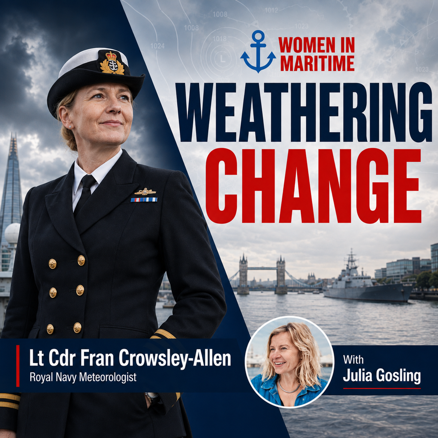Weathering Change at Sea with Lt Cdr Fran Crowsley-Allen | Women in Maritime episode artwork