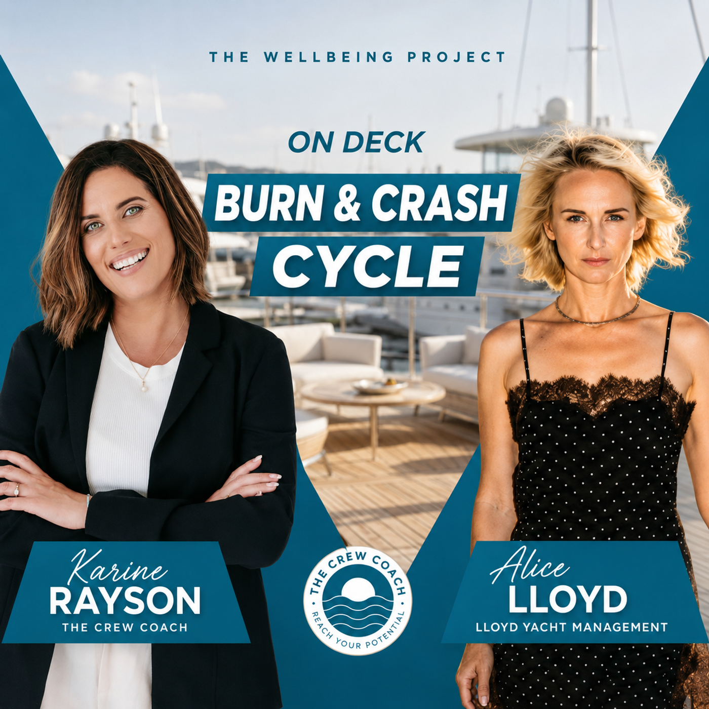 Burn & Crash Cycle: When Yacht Crew Are Running On Adrenaline | The Wellbeing Project episode artwork