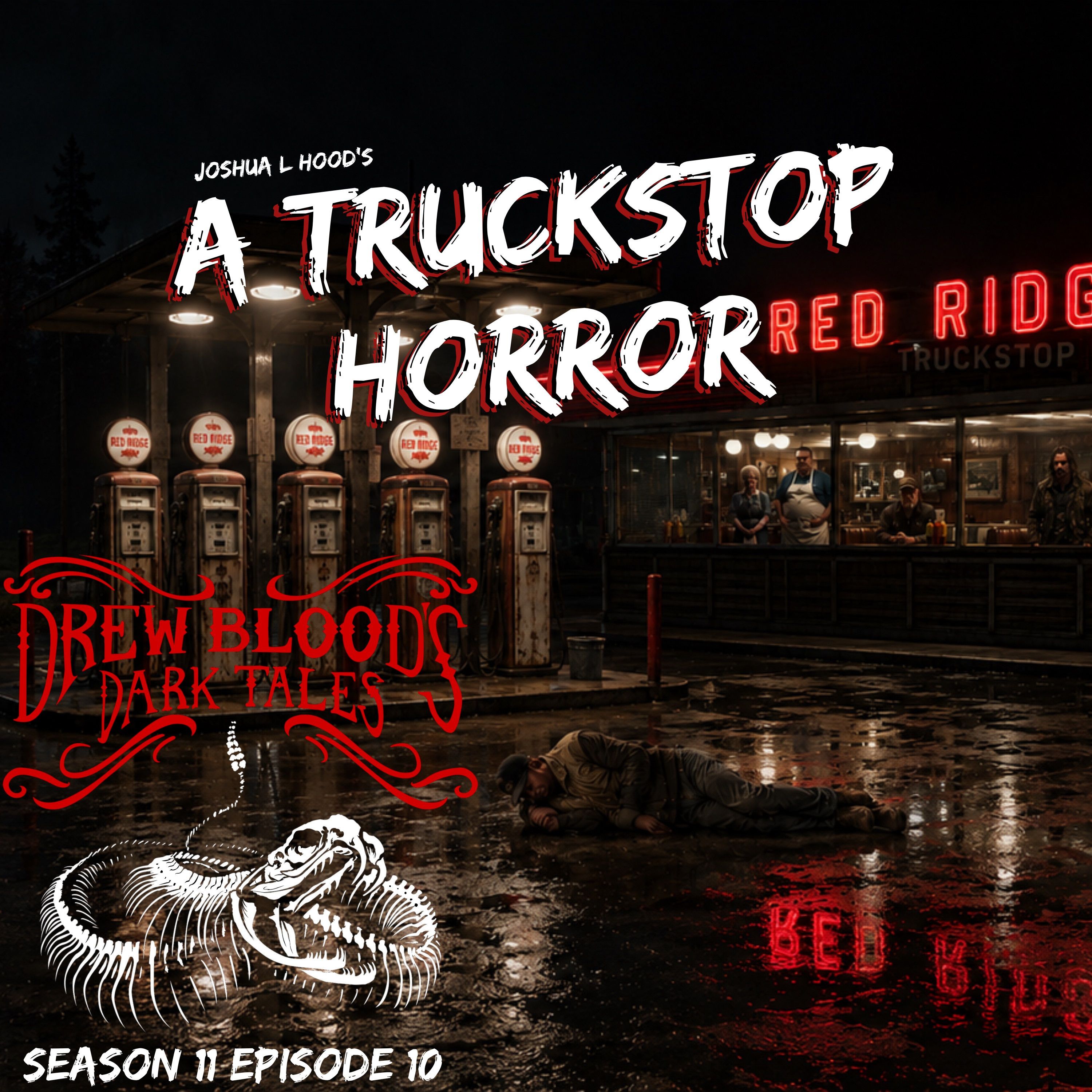 S11 Ep10: S11E10 - "A Truckstop Horror" - Drew Blood's Dark Tales Podcast