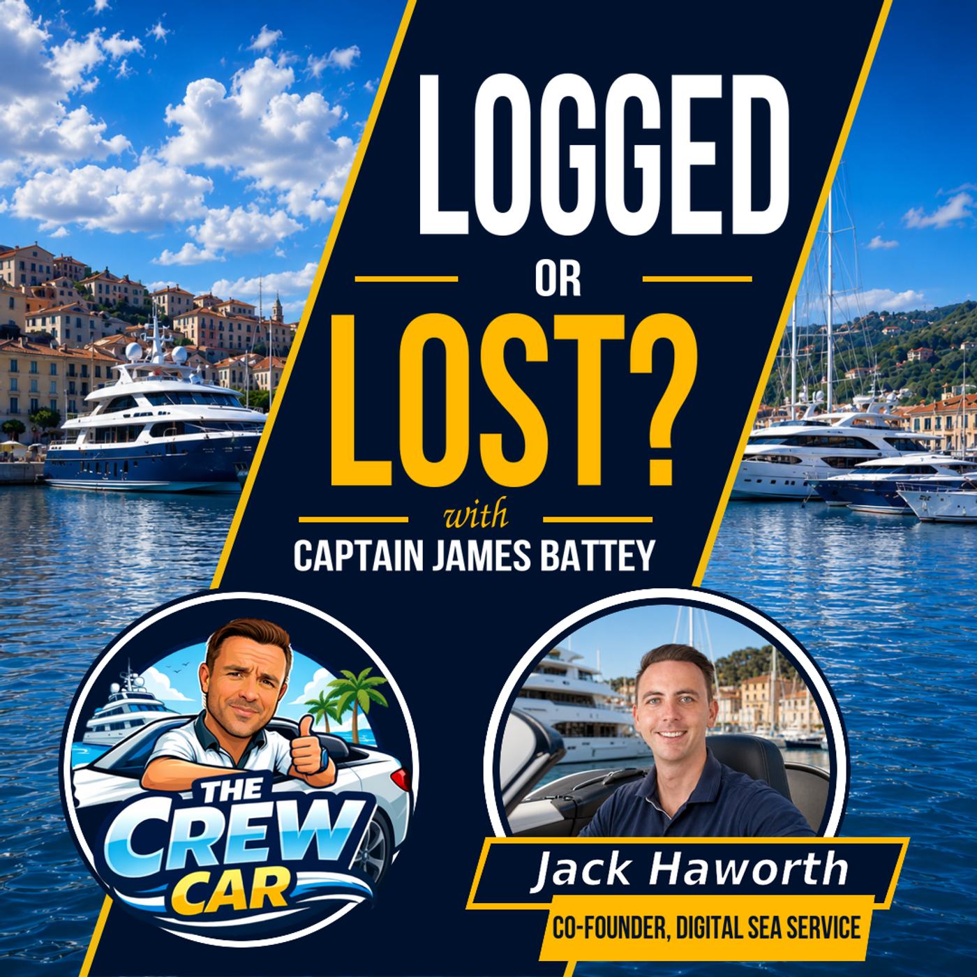 Logged or Lost? Sea Time, AIS Tracking & Yacht Crew Careers | Jack Haworth | The Crew Car episode artwork