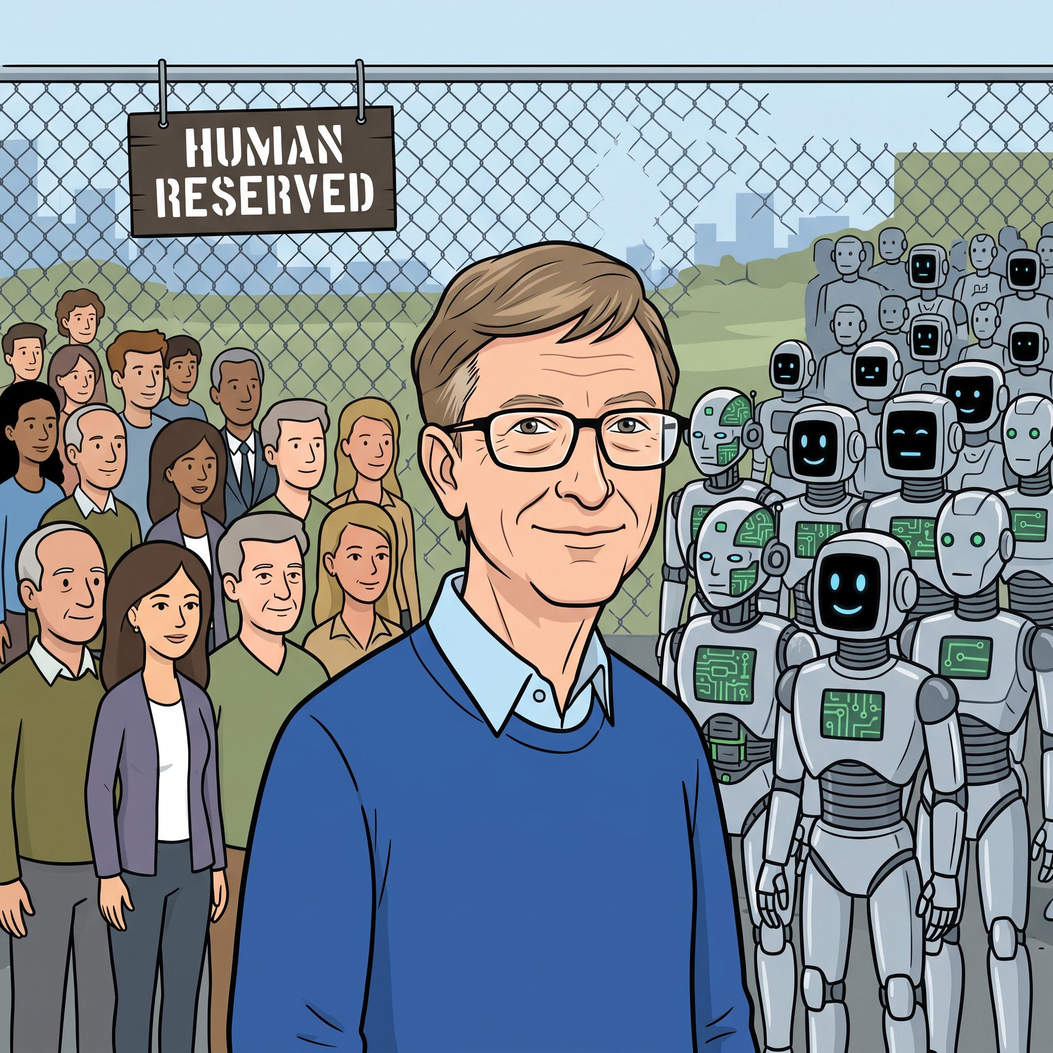 1012: Podcast IA - Bill Gates pide reservar empleos solo para humanos: “Muchos trabajos van a desaparecer para siempre” episode artwork