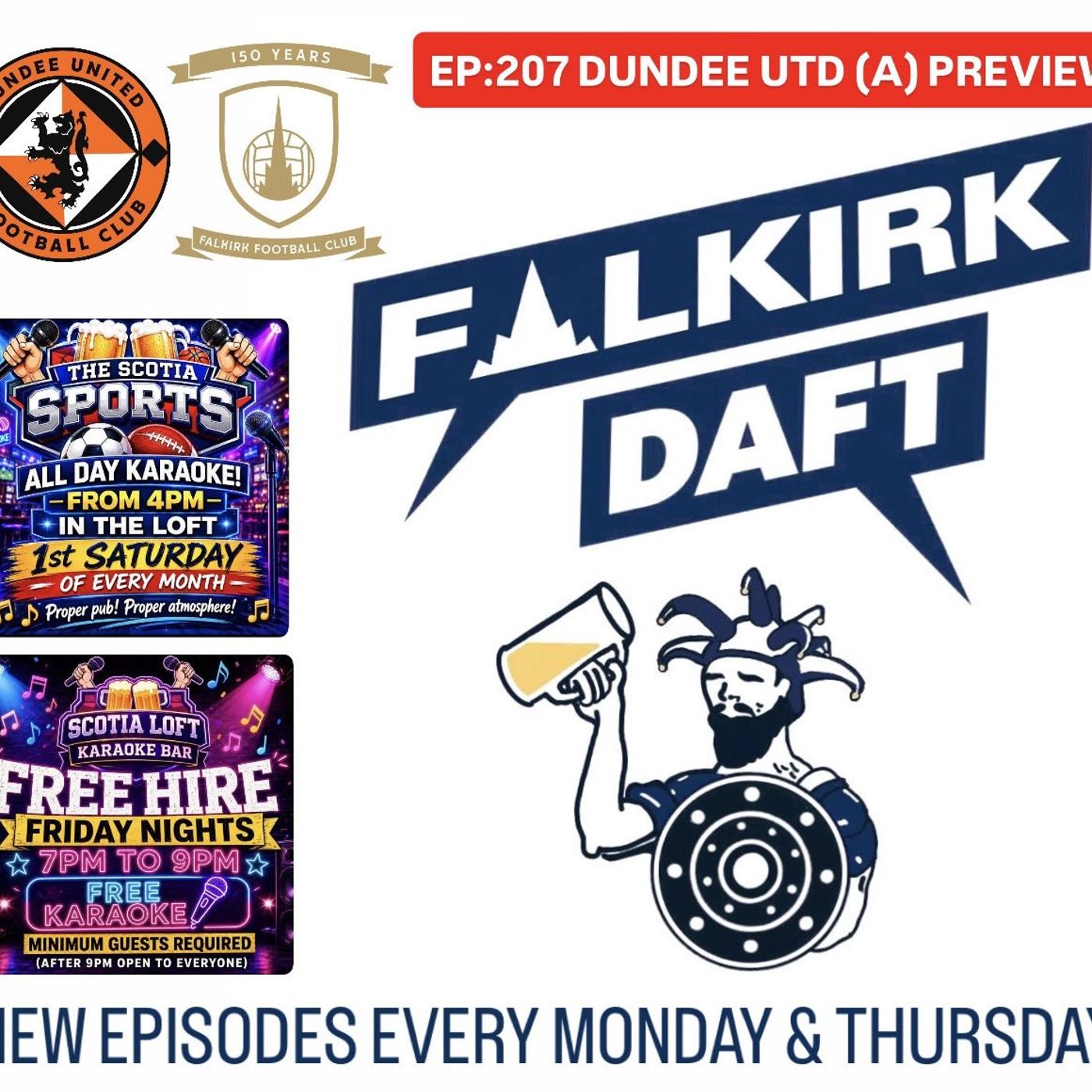 209: 🍊v🔵Episode 207 | Dundee United v Falkirk Preview with Callum Bell episode artwork