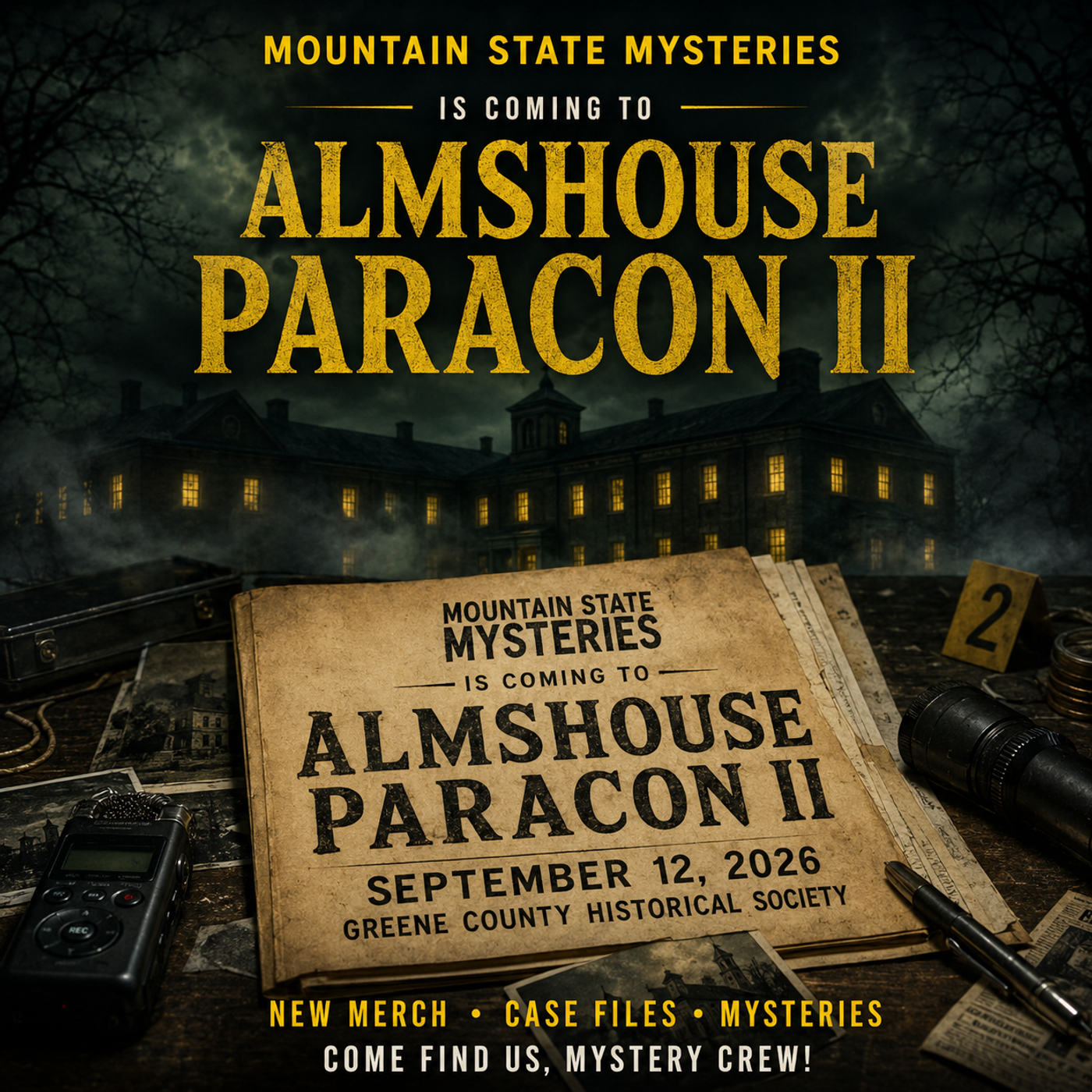 S4 Ep55: ANNOUNCEMENT: ALMSHOUSE PARACON II episode artwork