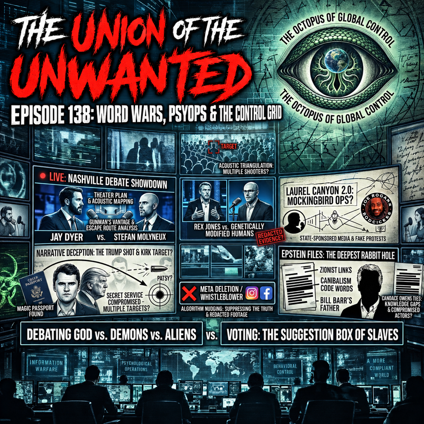 The Union of The Unwanted: 138: Word Wars, Psyops & The Control Grid