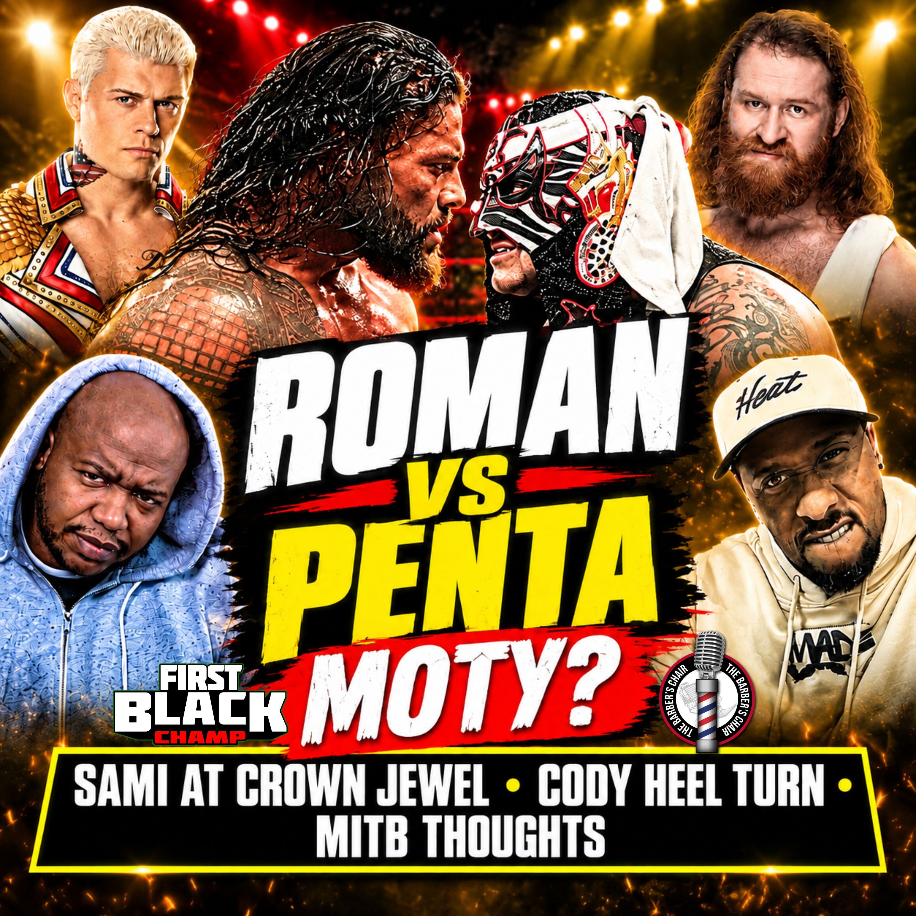 Roman Reigns vs. Penta MOTY? | Sami Zayn at Crown Jewel, Cody Heel Turn & MITB Predictions