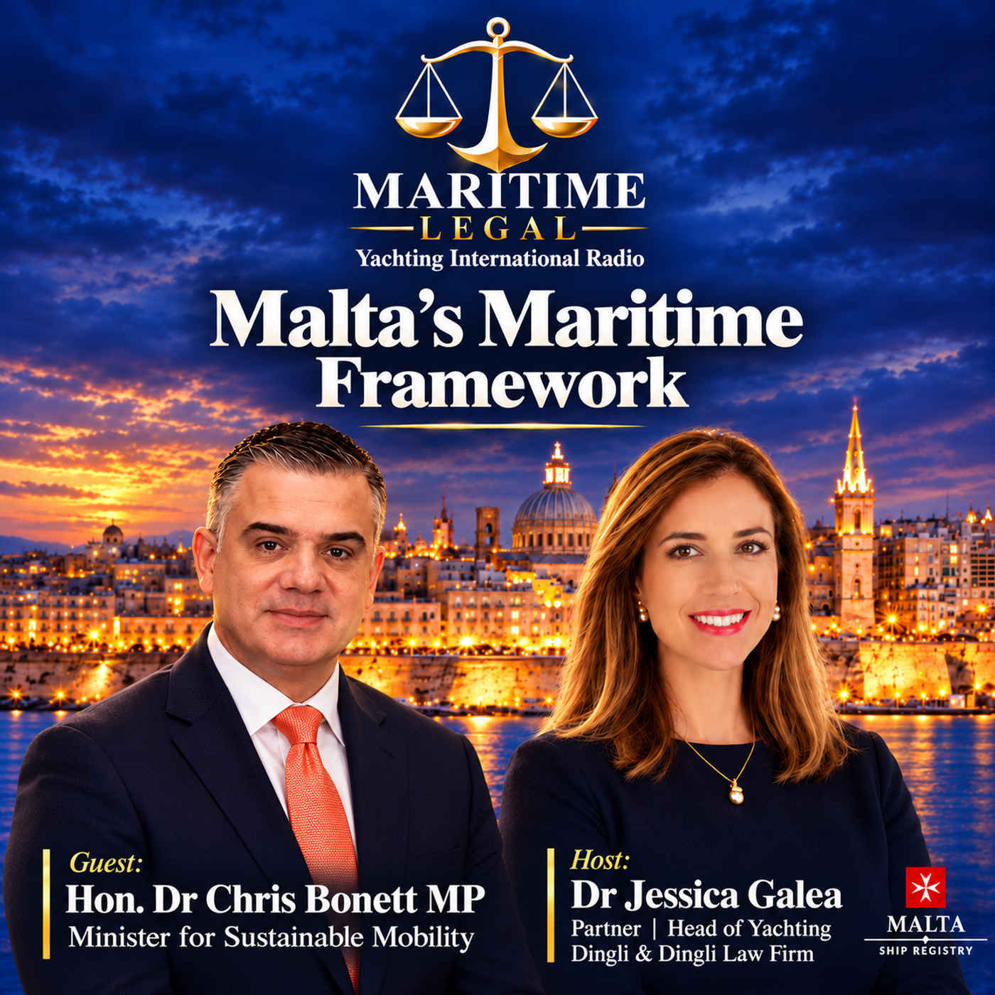 Malta’s Maritime Framework: Law, Trust & the Strength Behind the Flag | Maritime Legal episode artwork