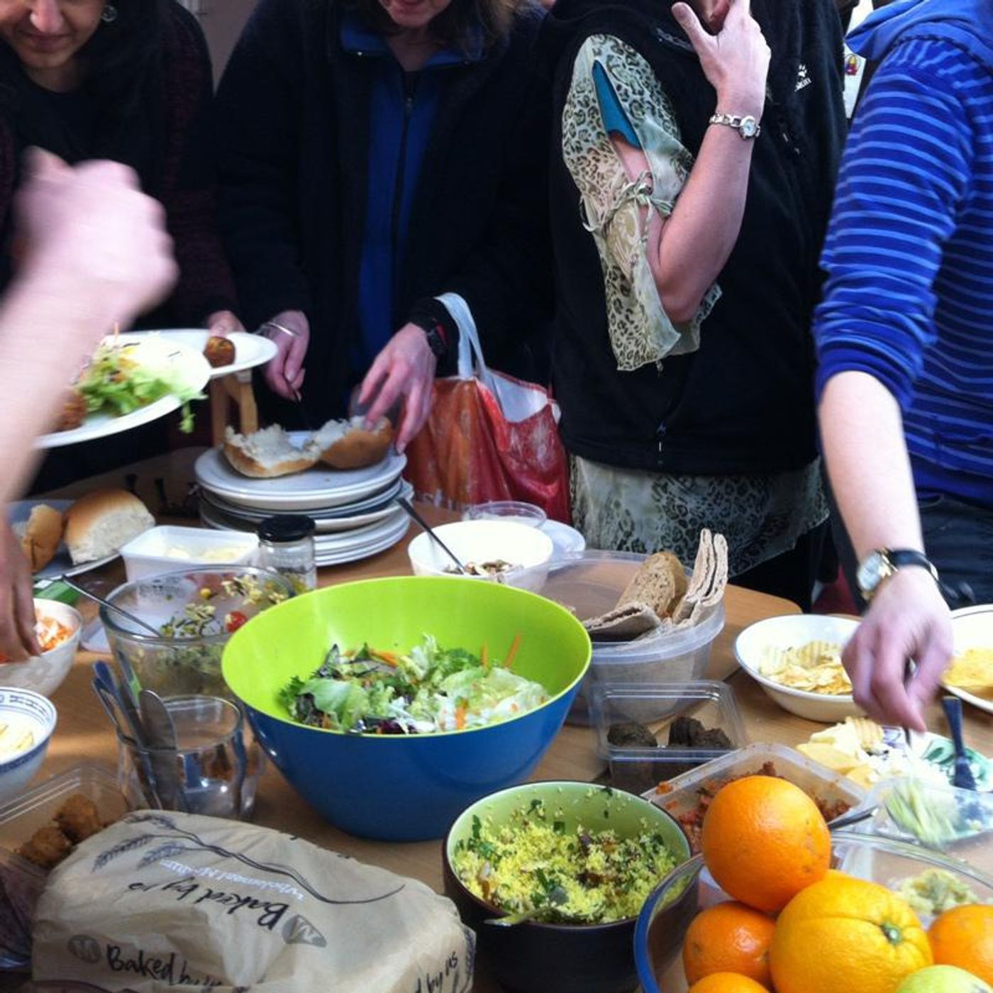 73: LUNCH TIME! grateful for the food episode artwork