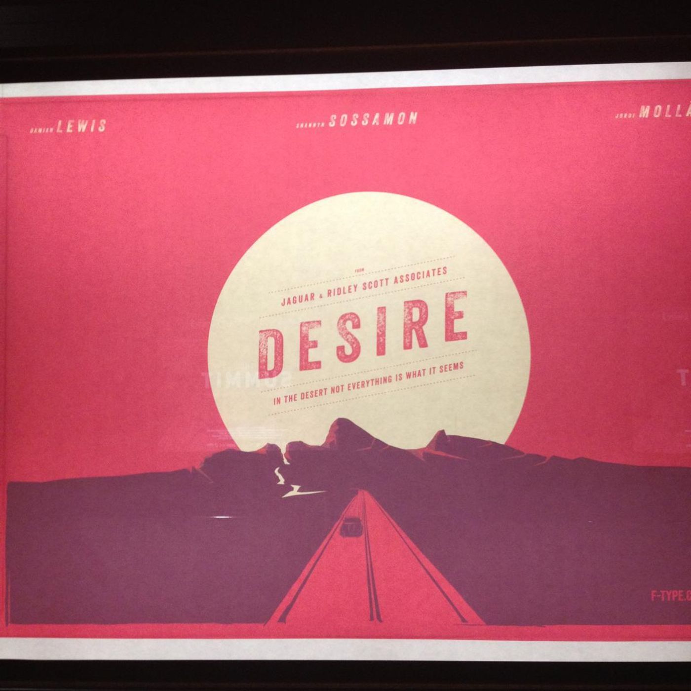 Short 'Desire' with Damian Lewis for Jaguar marks a move away from traditional advertising episode artwork