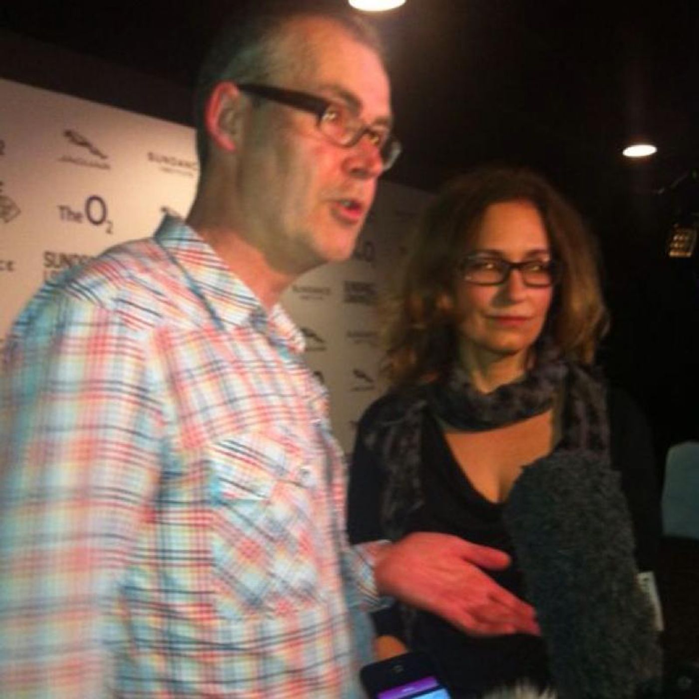 Andy Heathcote and Heike  Bachelier co-directors of 'The Moo Man' episode artwork