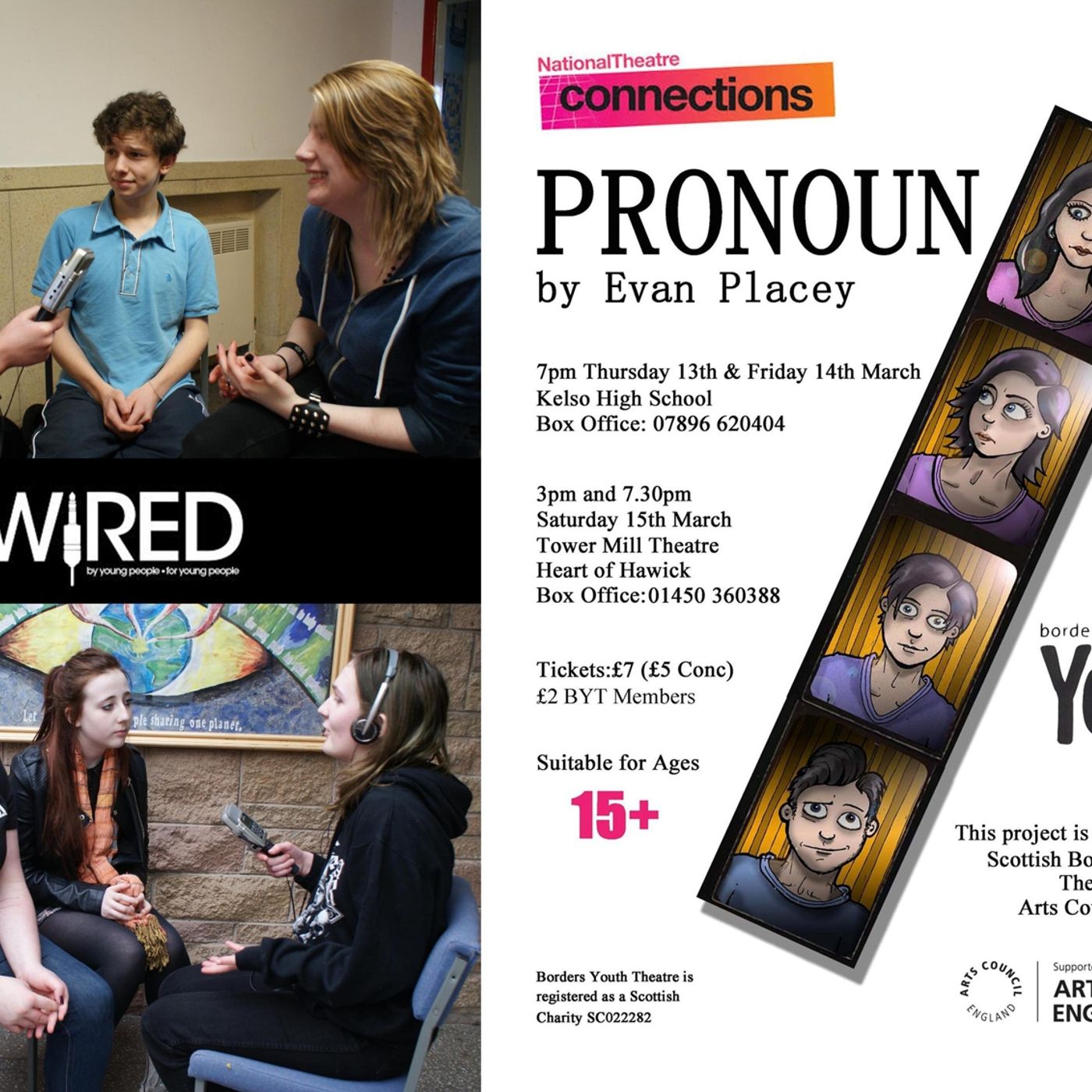 Wired on Radio Borders Interview: Borders Youth Theatre talk to Esmé Biggar about Pronoun episode artwork