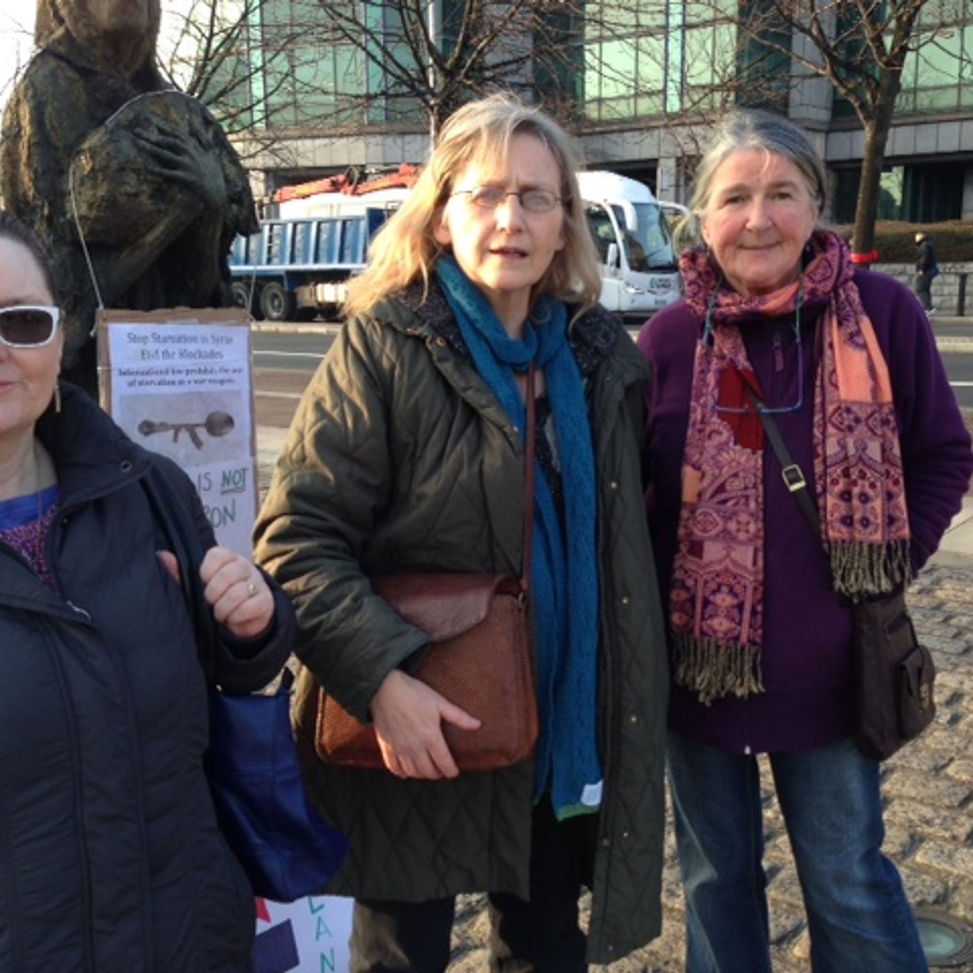 Dublin Famine Memorial Protest in Solidarity with People Starving in 'Food Sieges' in Syria episode artwork