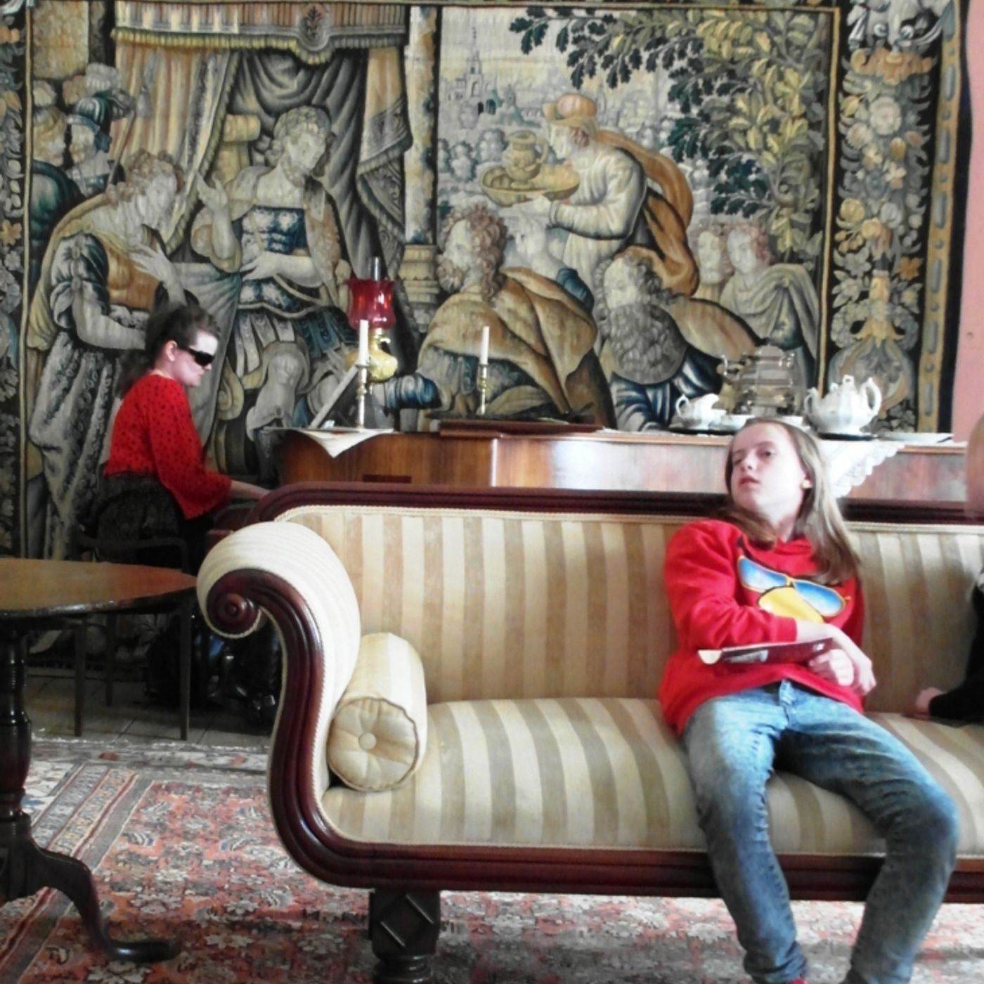 I play Bach Prelude in C on Victorian piano in Canons Ashby drawing room @majadunn @stewartdunn1 episode artwork