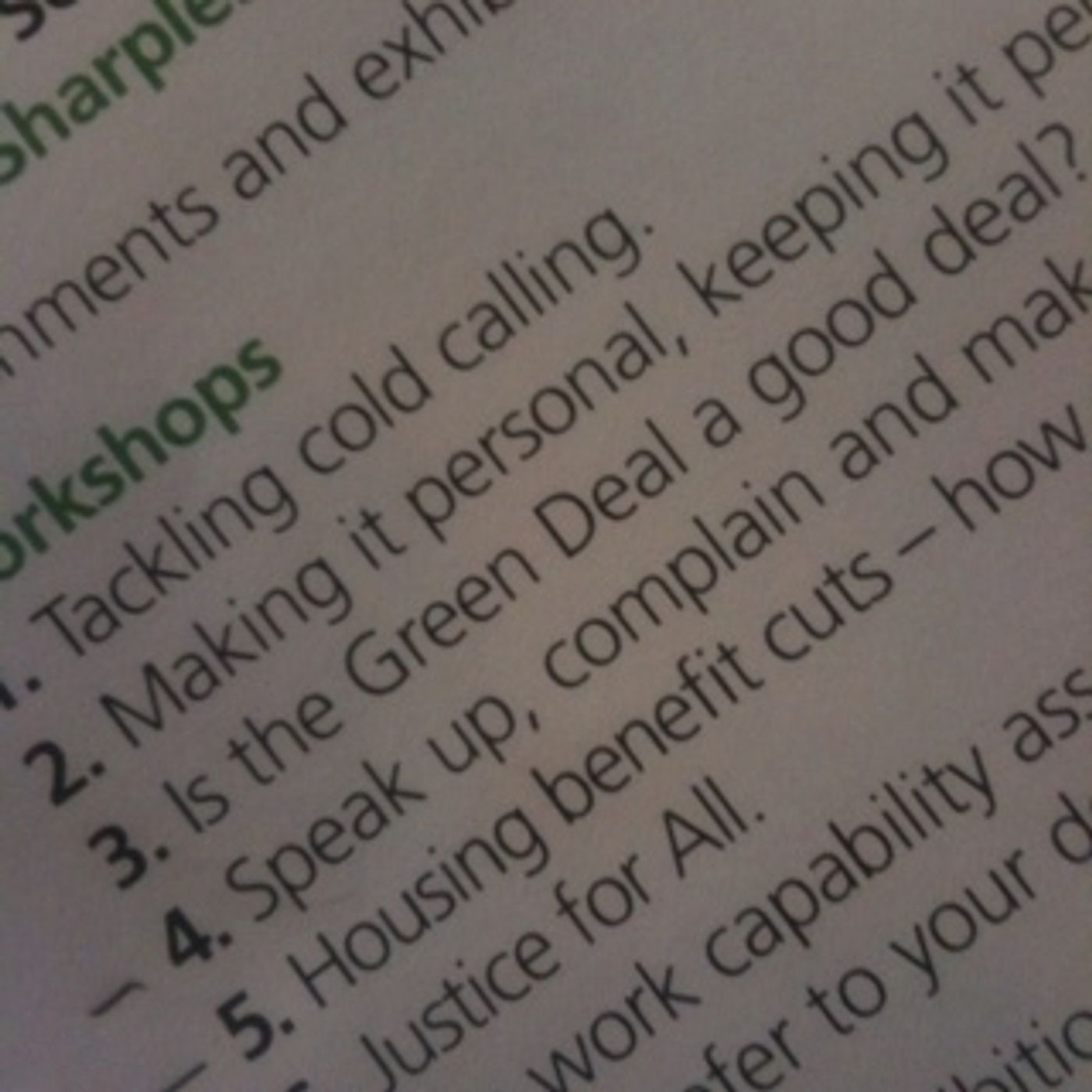 Thoughts on the Green Deal workshop episode artwork